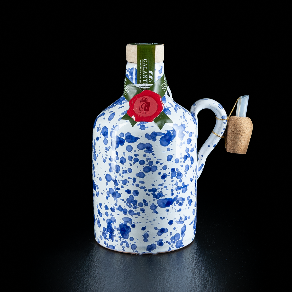 Olivenöl in dekorativer Tonkaraffe 250 ml von Galantino