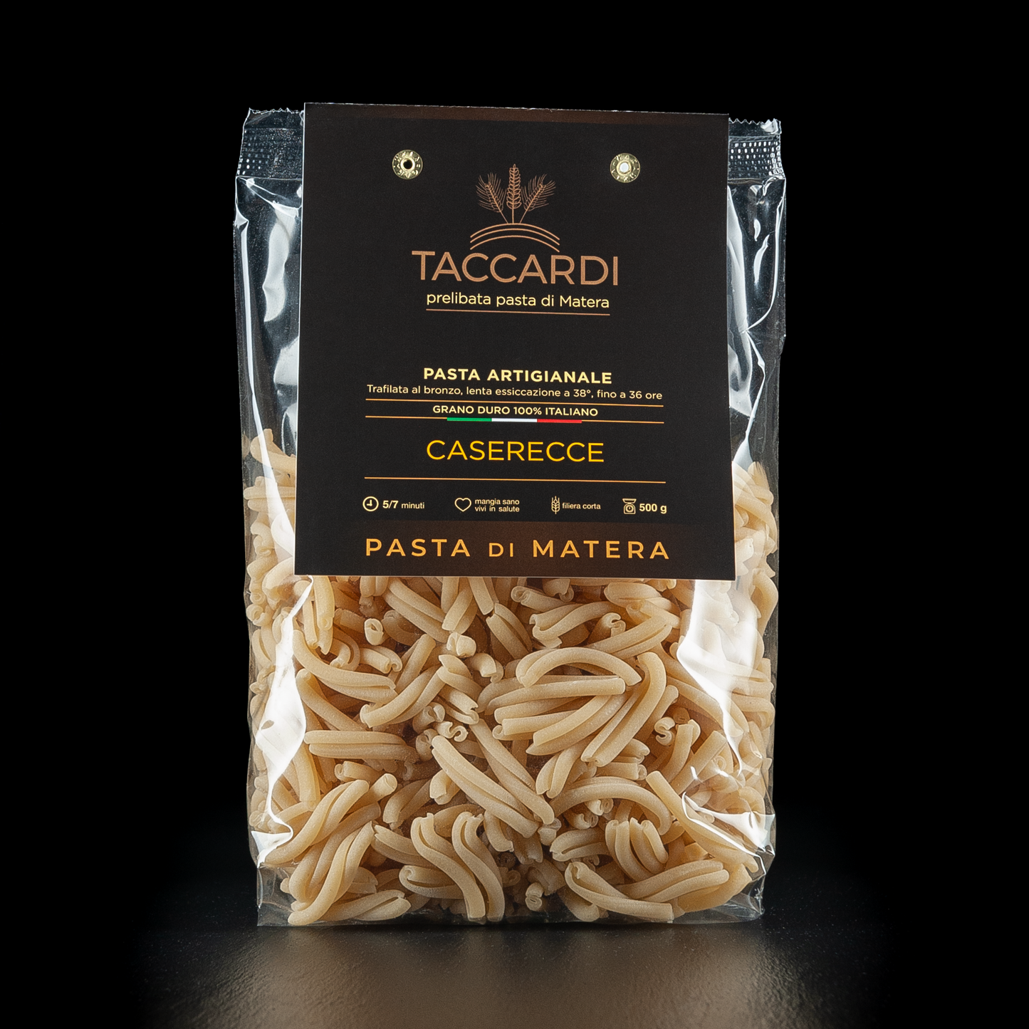 Caserecce von Taccardi - ein Highlight der italienischen Pasta-Kunst