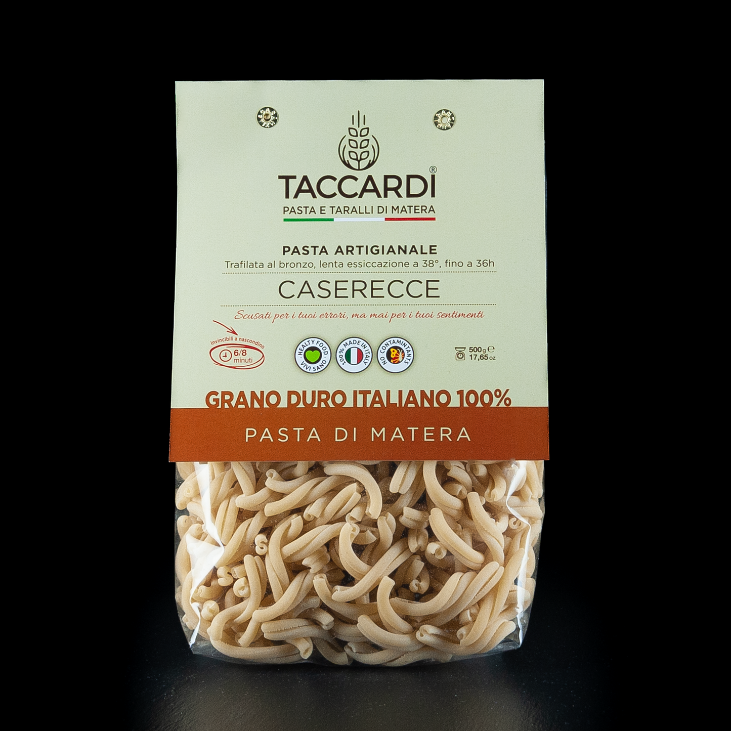 Caserecce von Taccardi - ein Highlight der italienischen Pasta-Kunst
