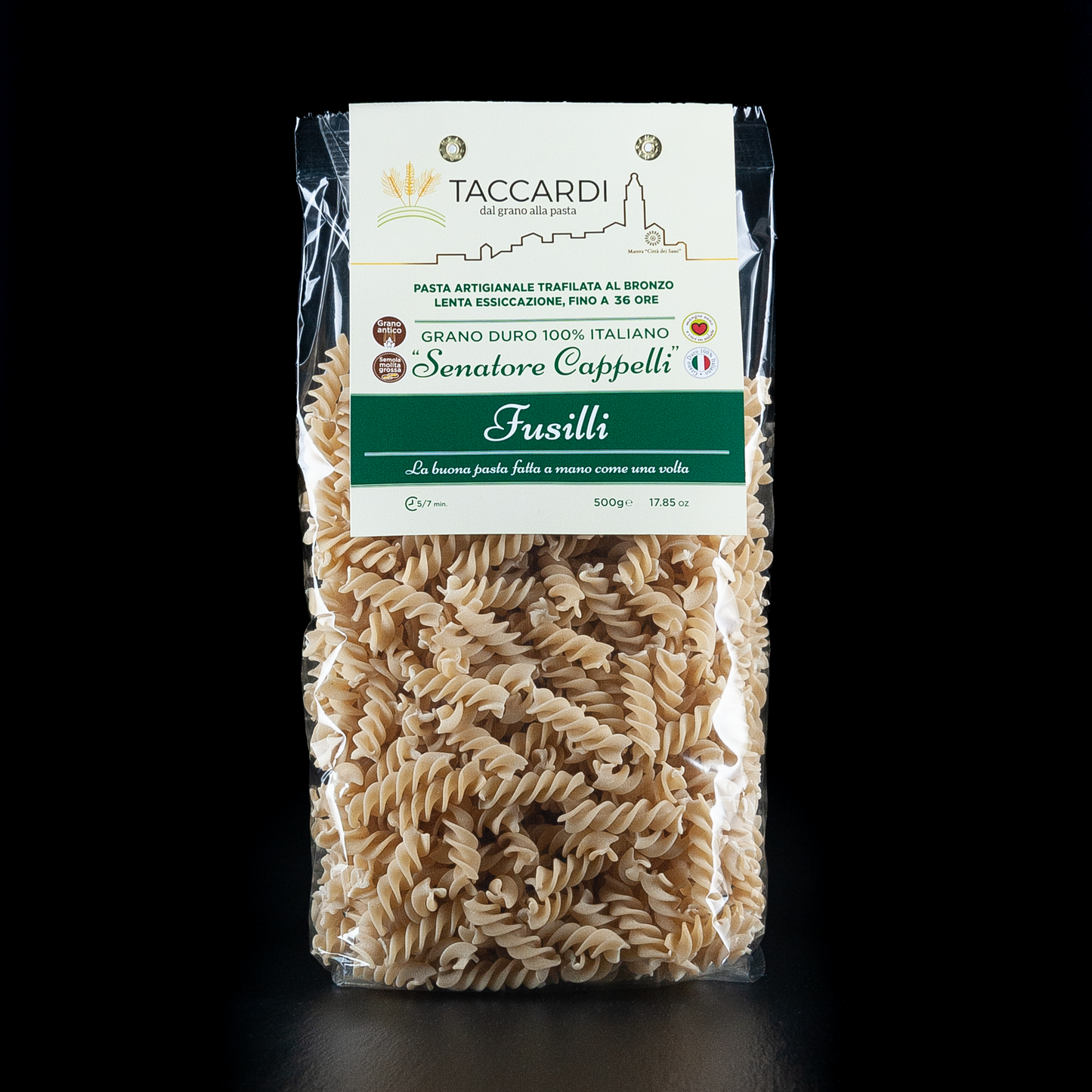 Egal ob mit Pesto alla Genovese, einer klassischen Bolognese, einem Gemüseragù oder einer scharfen Arrabbiata, die Fusilli Senatore Cappelli bieten immer die perfekte Grundlage für schmackhafte, mediterrane Gerichte. Sie bringen authentische Aromen direkt auf den Tisch und bieten ein unverwechselbares Geschmackserlebnis.