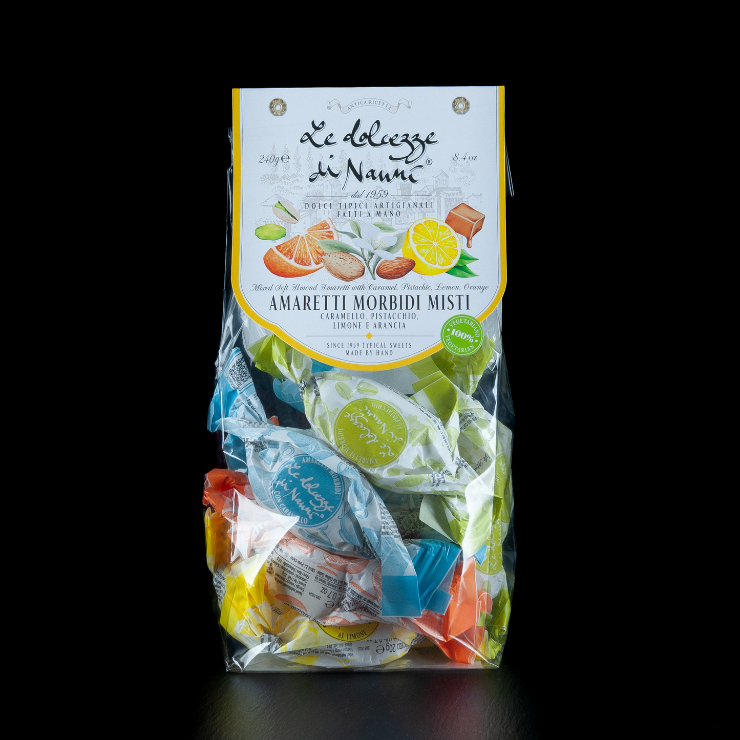 Weicher Amarettimakronen-Mix