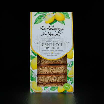 Cantucci mit Zitrone - knusprige italienische Mandelkekse