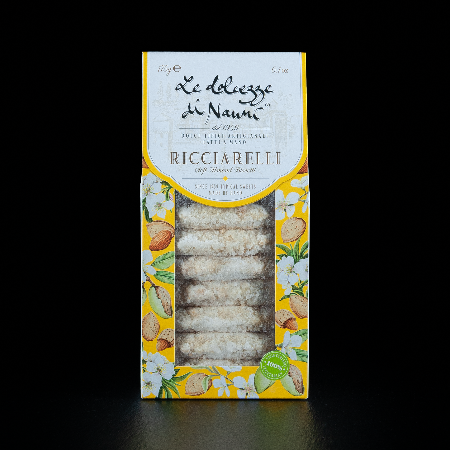 Ricciarelli Mandel - weicher Mandelkuchen aus der Toskana