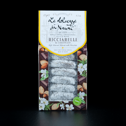 Ricciarelli Schokolade - weicher Mandelkuchen aus der Toskana
