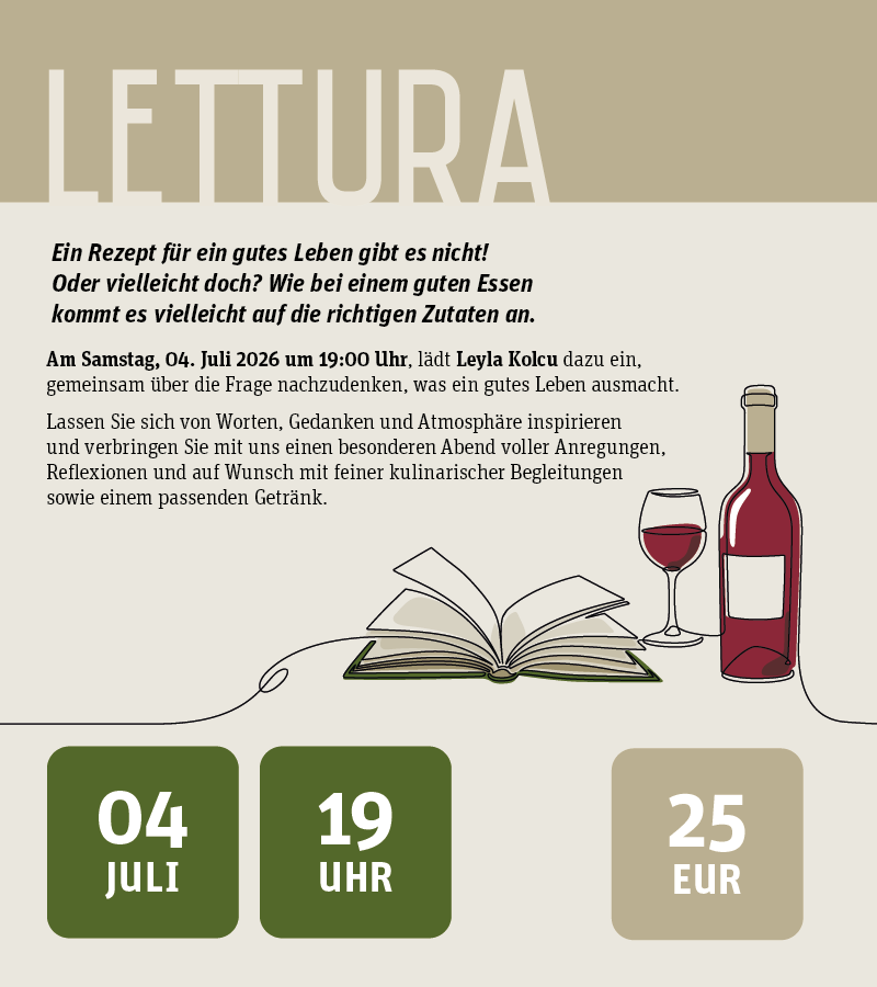 Lesung mit Wein