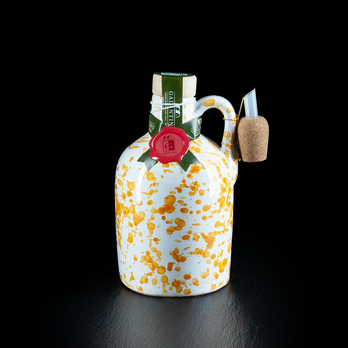 Olivenöl in dekorativer Tonkaraffe 250 ml von Galantino