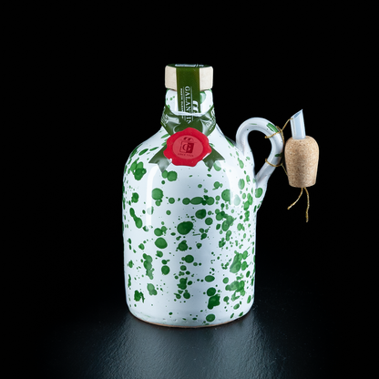 Olivenöl in dekorativer Tonkaraffe 250 ml von Galantino