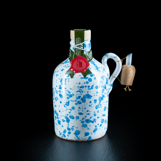 Olivenöl in dekorativer Tonkaraffe 250 ml von Galantino