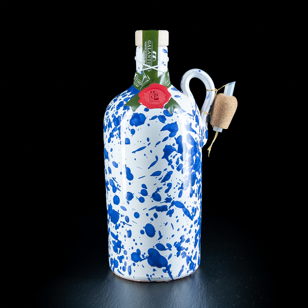 Olivenöl in dekorativer Tonkaraffe 500 ml von Galantino