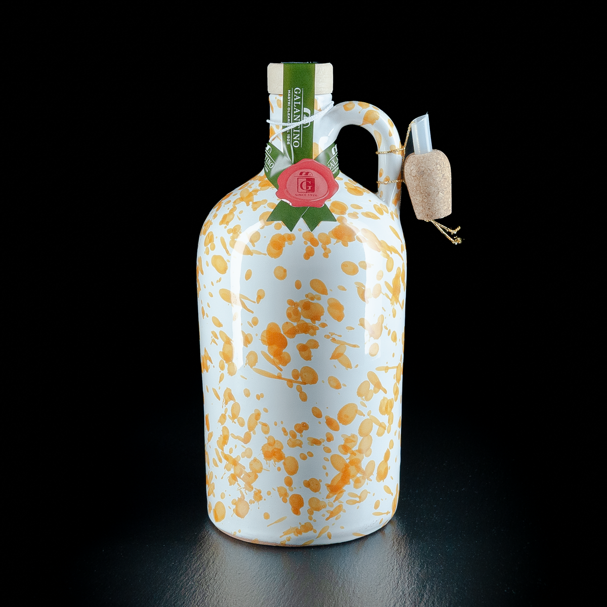 Olivenöl in dekorativer Tonkaraffe 500 ml von Galantino