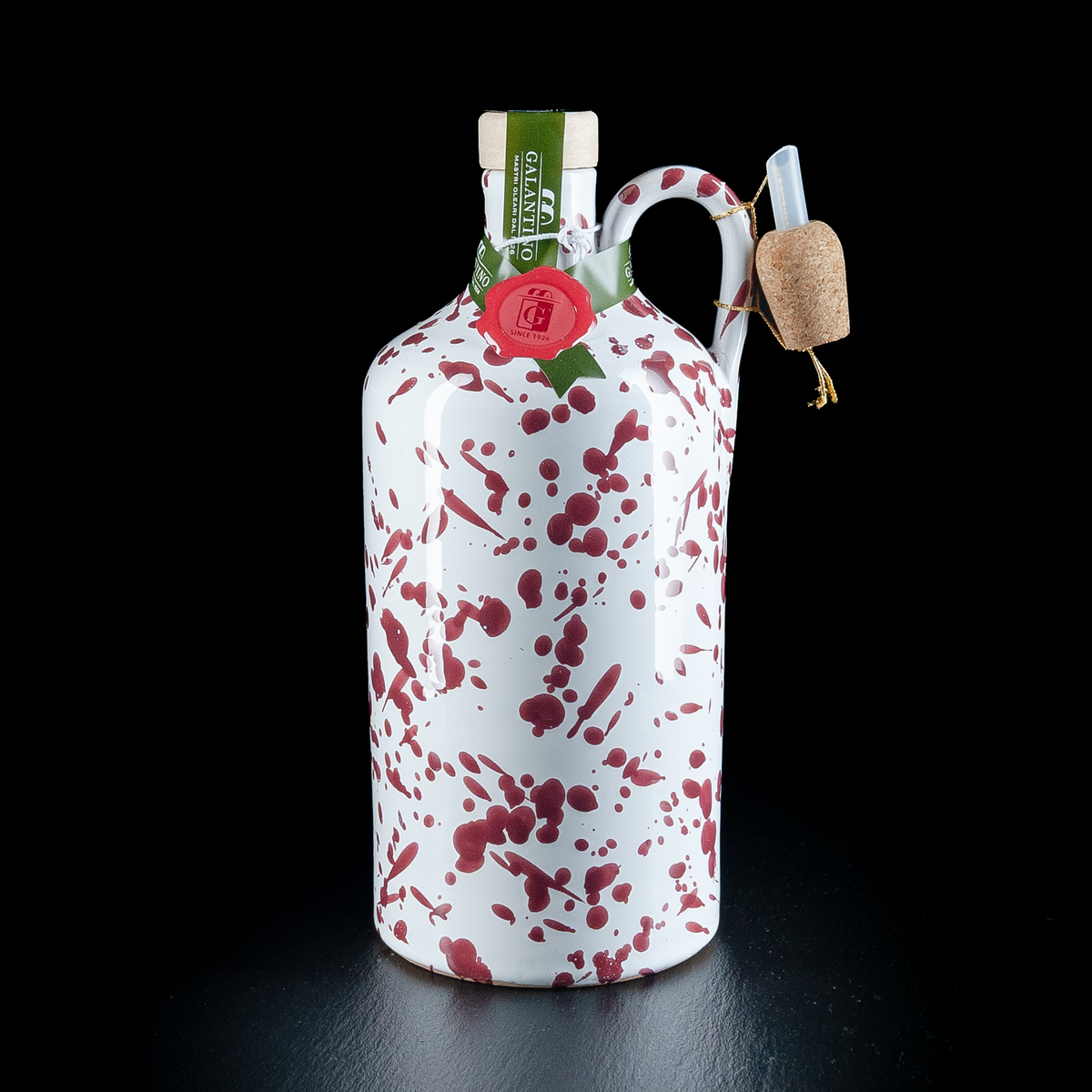Olivenöl in dekorativer Tonkaraffe 500 ml von Galantino