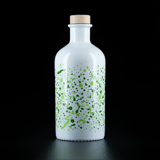 Olio extra di vergin in einer dekorativen Glasflasche von Galantino