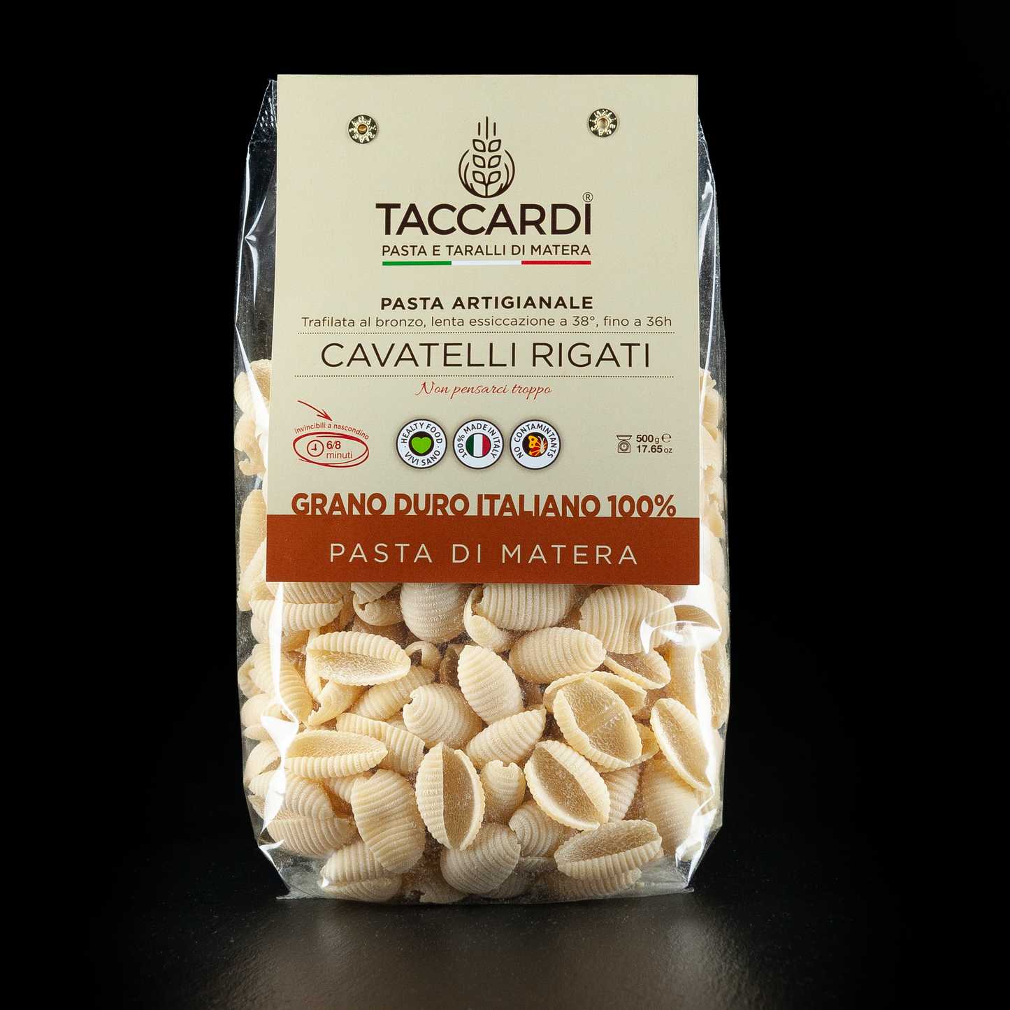 Cavatelli Rigati von Taccardi -  ideal für rustikale Gerichte