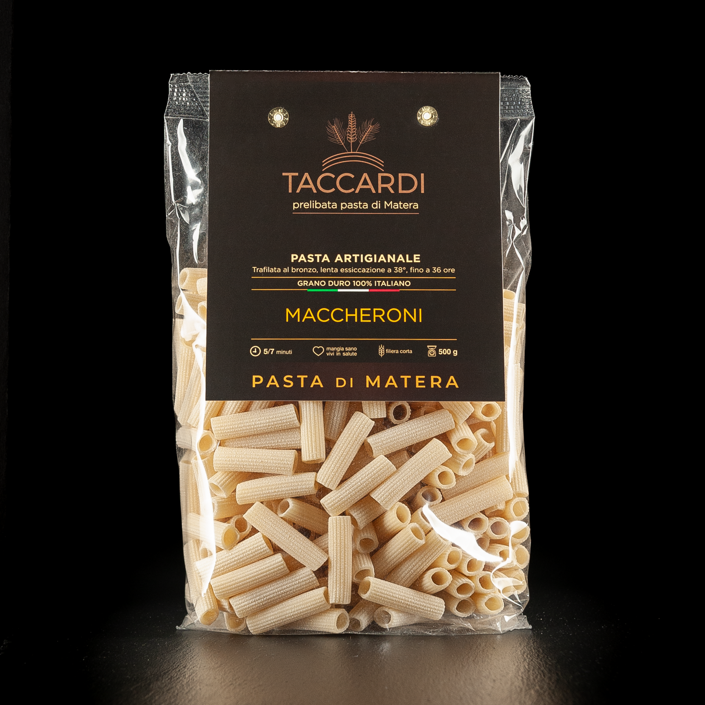 Maccheroni von Taccardi – Traditionelle italienische Pasta aus bestem Hartweizengrieß