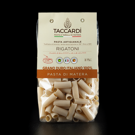 Rigatoni von Taccardi – Traditionelle Pasta aus hochwertigem Hartweizengrieß