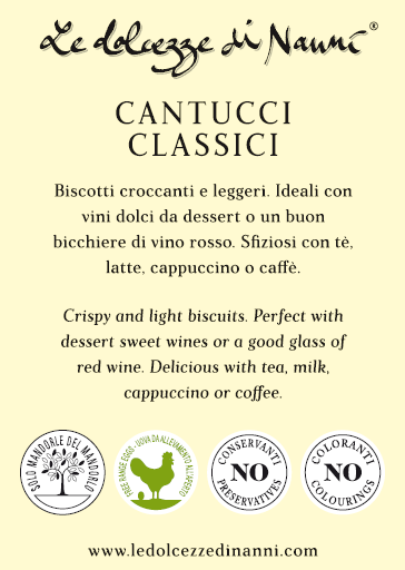 Cantucci klassisch - knusprige italienische Mandelkekse